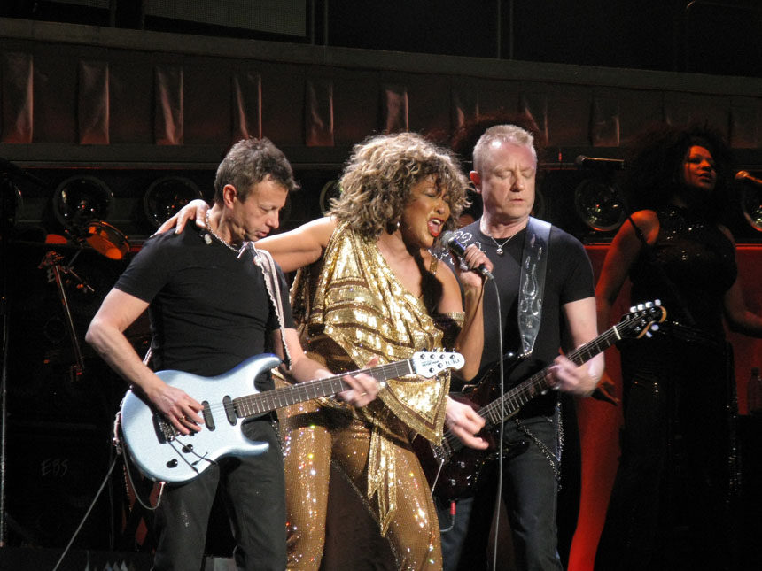 Tina Turner performing in Dublin 2009