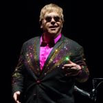 Elton John performing in Erfurt